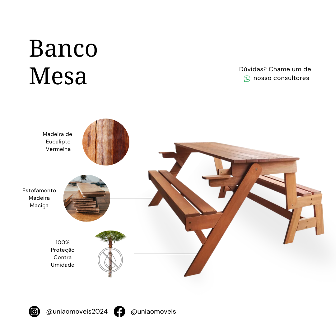 bullet banco mesa